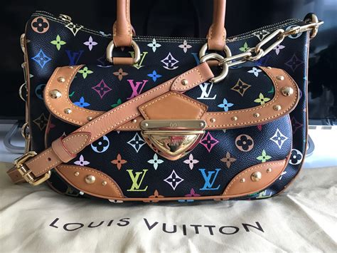 black multi color louis vuitton bag|louis vuitton multi color bag.